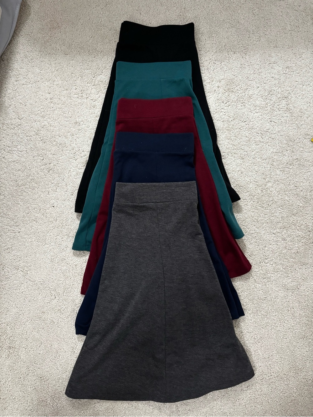 Old Navy A-Line Skirts — Black, Teal, Burgundy, Navy, Charcoal - Picture 1 of 11